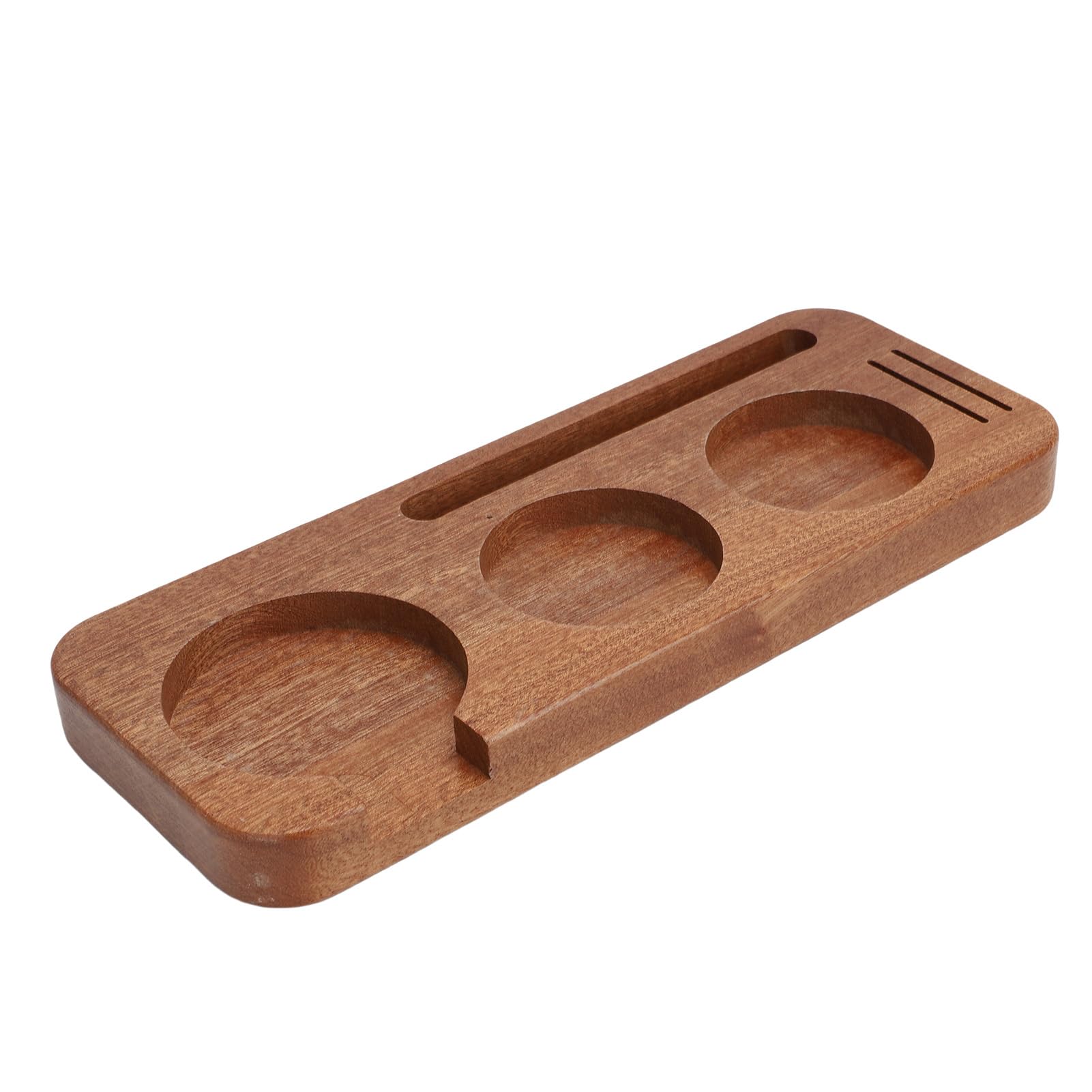 Tamping-Station für 51 mm Siebträger, Walnussholz, Kaffee-Tamper-Aufbewahrungsständer für Zuhause, Café