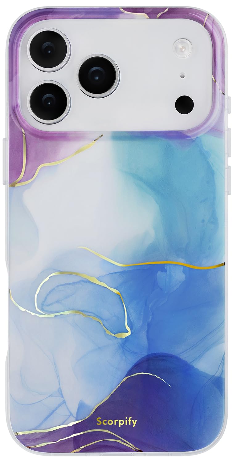 Coque iPhone 10 Pro aimantée SCORPIFY chic en marbre premium - 7