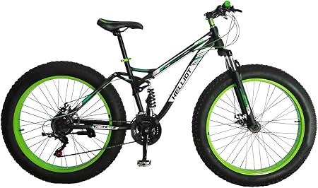 Helliot Bikes Fat Extreme Terrain 02, Bicicletta Unisex-Adult, Nero, Taglia  Unica : Sport e tempo libero
