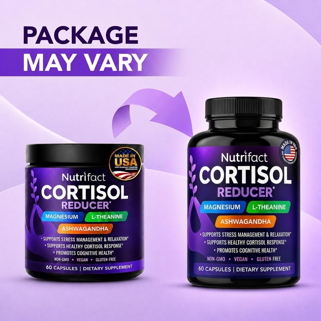 Cortisol Reducer, Manager for Men & Women with Ashwagandha Magnesium, Vegan — Amazon image 9
