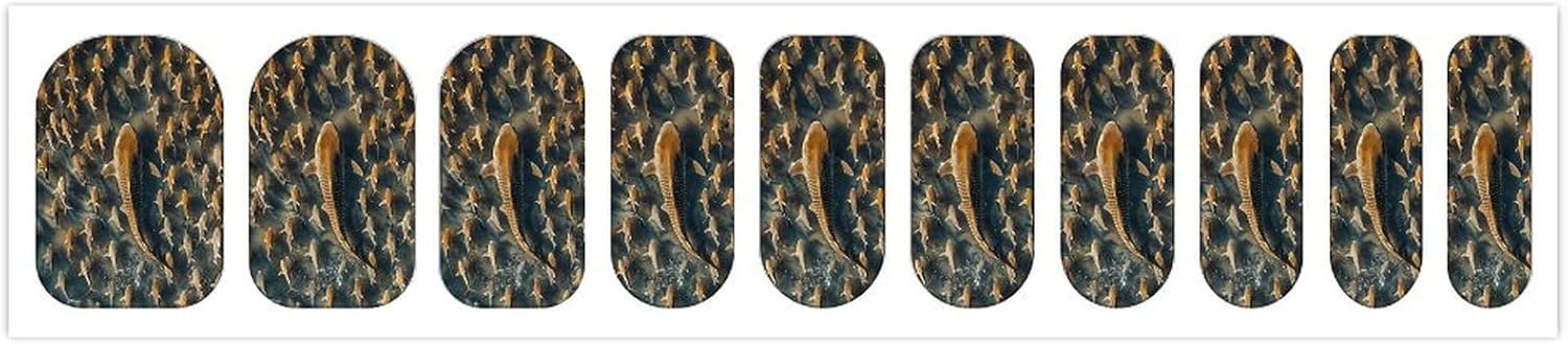 Nail Strips Bundle Full Wrap Long Lasting Nail Polish Strips Easy Application and Removal Salon Quality Self Adhesive Art Stickers for Women Gifts