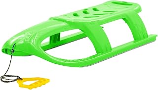 Homgoday Trineo para niños, color verde, 102,5 x 40 x 23 cm, polipropileno, trineos