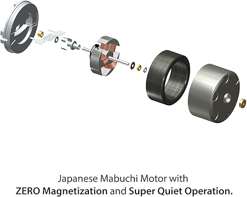 Miniatura 8 de Versa Enrollador de reloj cuádruple con luz en negro, ajustes controlados independientemente, 12 ajustes de dirección y temporizador, almohadas