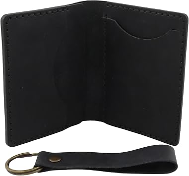 CraztZen Genuine Leather Minimalist Card Holder Wallet for Men and Women
