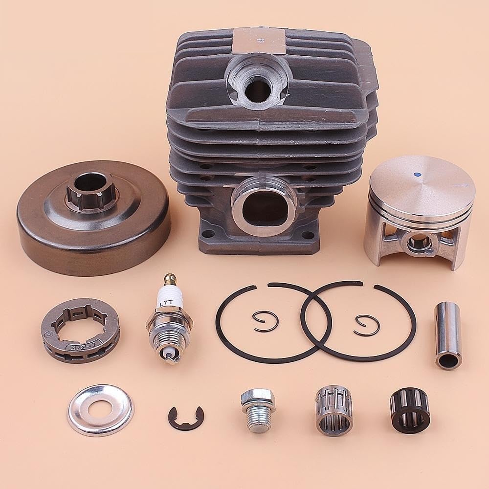 Kit cylindre piston 52 mm pour rénovation moteur tronçonneuse MS460