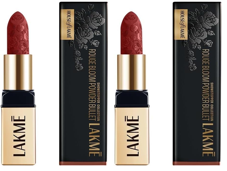 Image of LAKME Rouge Bloom Powder Matte Bullet Brick Bloom 210-4gm (Pack of 2)