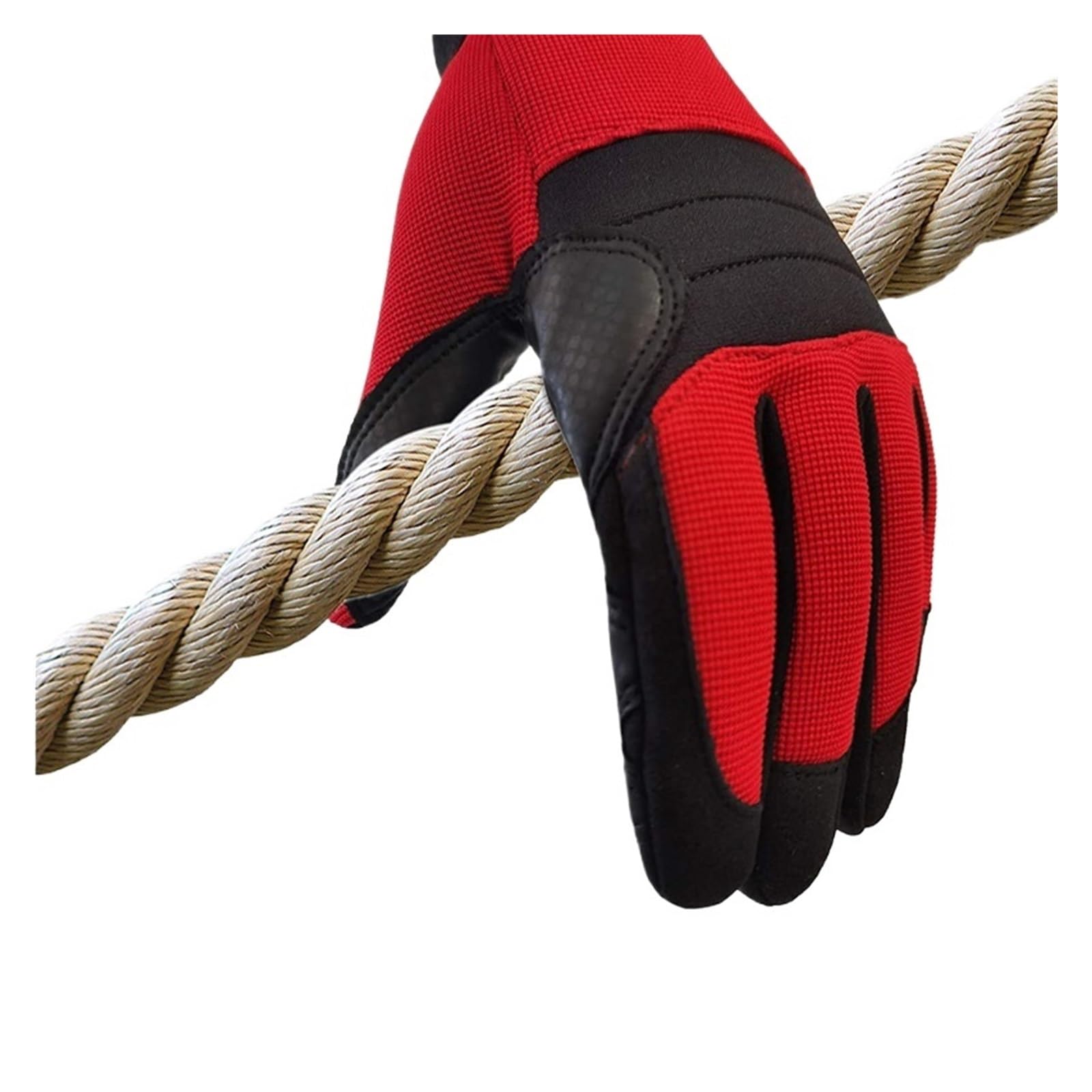 1 Paar Kletterhandschuhe mit vollen Fingern, Erwachsene, Modell 2370P