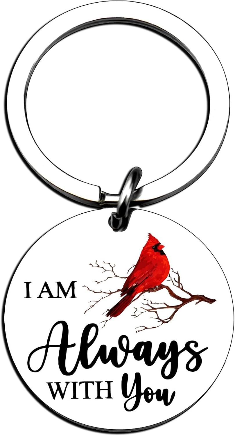 Cardinal Keychain Red Cardinal Gifts for Women Men Sympathy Gifts for Loss Of Loved One Grief Bereavement Gift for Loss Of Father Mother Daughter Son Memorial Gift Bereavement Condolences Present