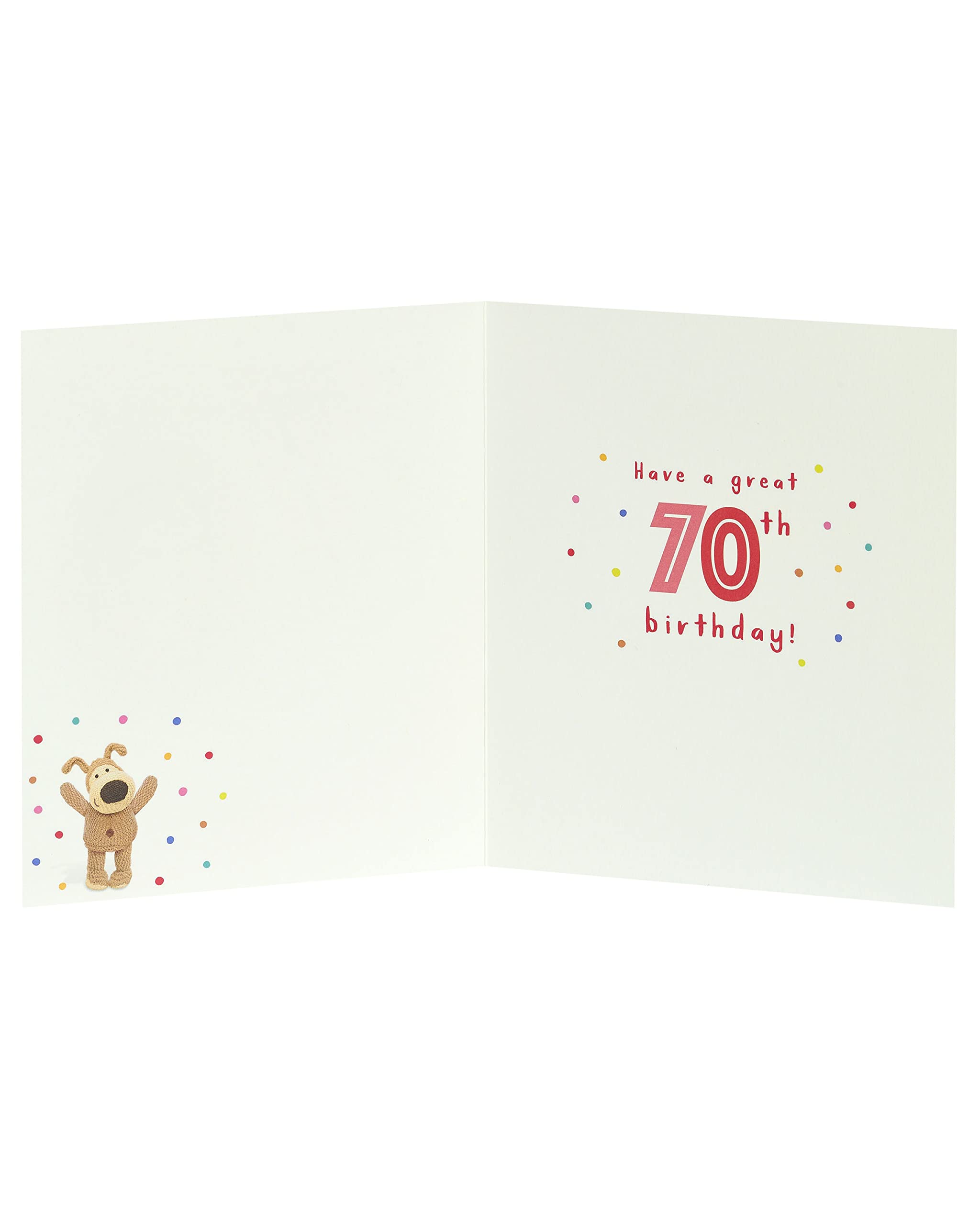 Biglietto Auguri 21° Compleanno Boofle Per Lei: Con Busta E Dettagli Oro - 4