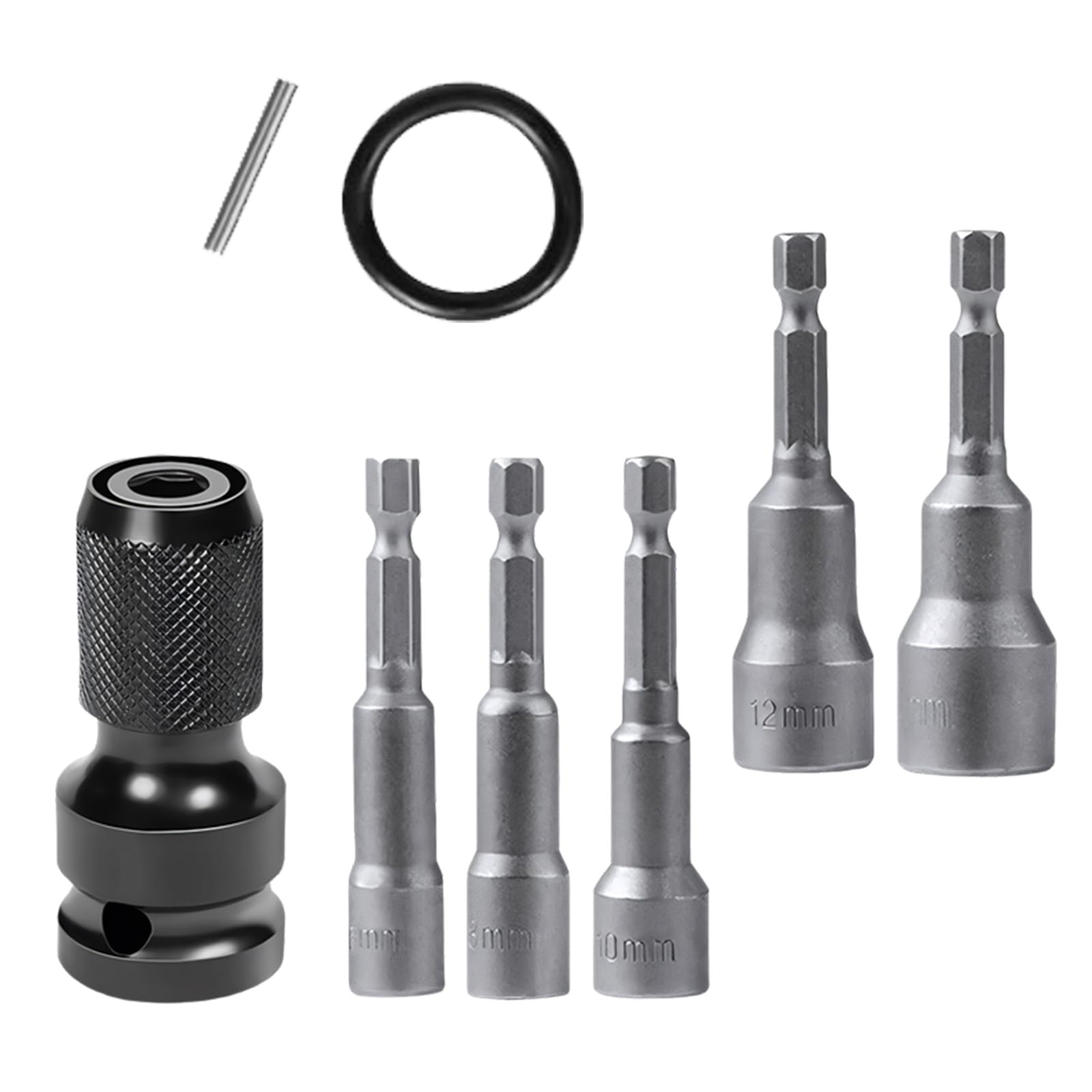 WEILWH 2 in 1 Electric Impacts Wrenches Adapter Set Alloy Construction for 1/2 to 1/4Inch Drive Tool Professional Grades Sturdy