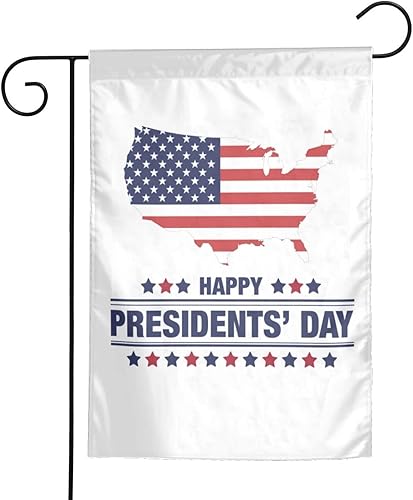 Miniatura 5 de Bandera de jardín para el Día del Presidente banderas de doble cara para el hogar boda fiesta decoración de vacaciones