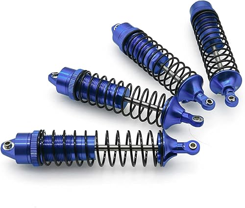 Vista 17 de RCAWD 4 amortiguadores de aleación, delanteros y traseros, compatibles con ARRMA 3S BLX, amortiguador y amortiguador para Arrma New, Old, Big Rock