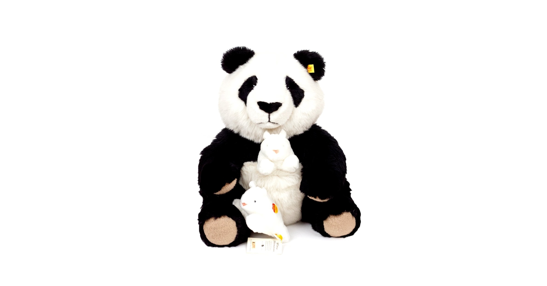 タグ付　シュタイフ　グランパパ　パンダ35cm Amazon.co.jp: シュタイフ×グランパパ パンダ ぬいぐるみ