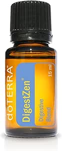 doTERRA DigestZen 15ml - Pure Essential Oil Digestive Blend with Peppermint, Ginger and Other Natural Oils to Help Reduce Gas, Indigestion and Upset Stomach