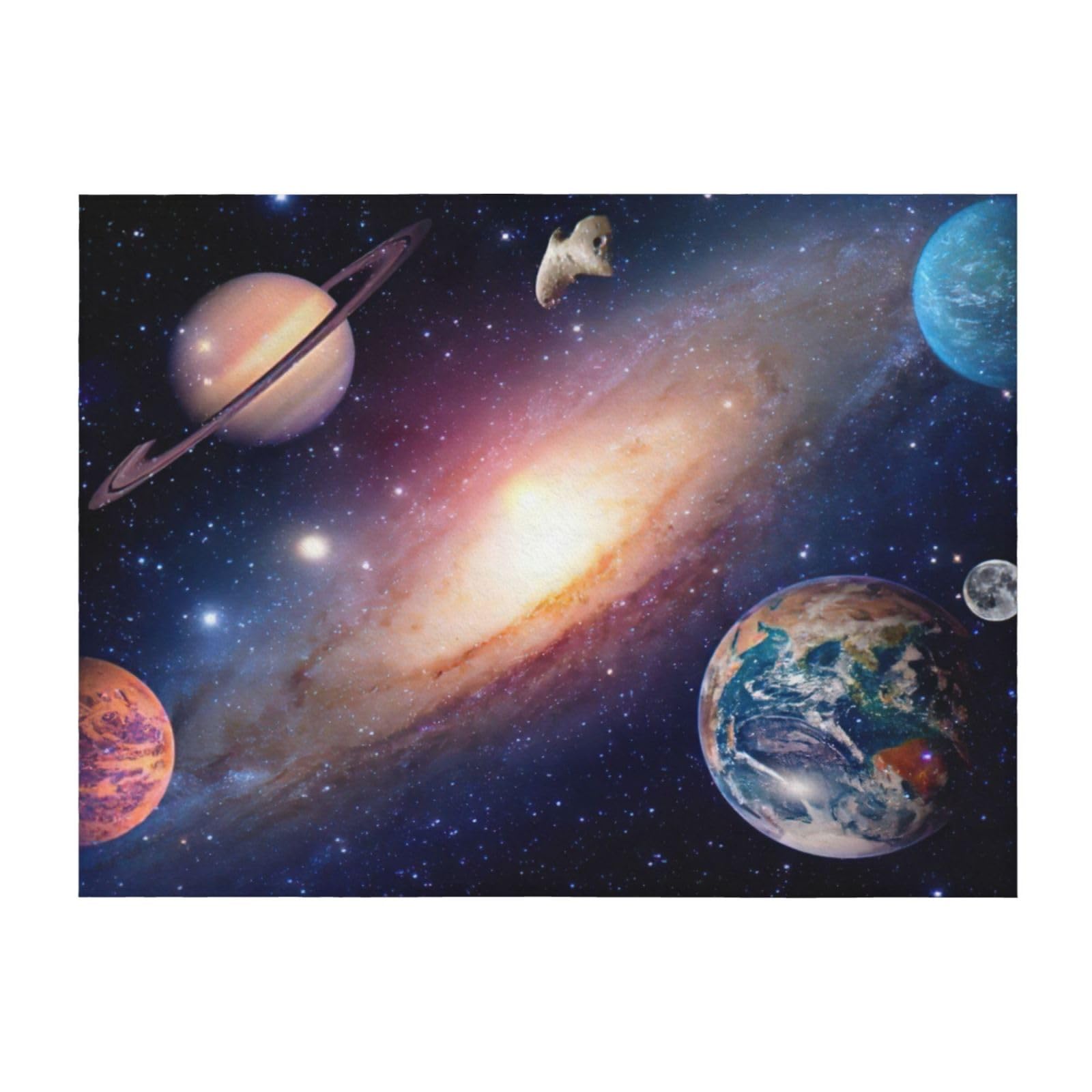Couverture galaxie EdWal légère en microfibre pour ne plus avoir froid la nuit