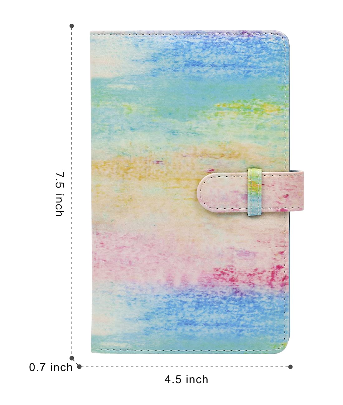 Álbum de fotos para fotos de Polaroid, 96 bolsillos, compatible con Fujifilm Instax Mini 7s 8 8+ 9 25 26 50s 70 90 película, Polaroid PIC-300 Z2300 película instantánea