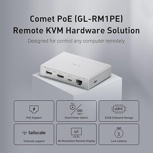 Miniatura 3 de GL.iNet Comet PoE (GL-RM1PE) y placa de control de potencia para PC remota ATX