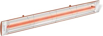 Infratech C-3024 CP Stainless Steel 61.25 Long Single Element Fixture Electric Patio Heater 3000 Watt, 240 Volt, Copper Finish