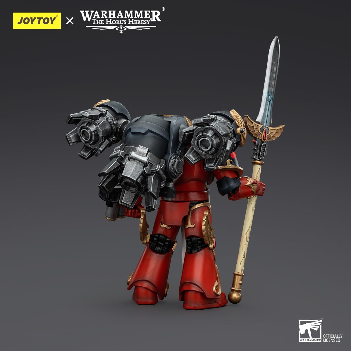 JOYTOY Warhammer The Horus Heresy Blood Angels Dawnbreaker Cohort Dawnbreaker Champion 4.76in 1/18 Scale Collectible Action Figure with Exquisite Design - Image 3