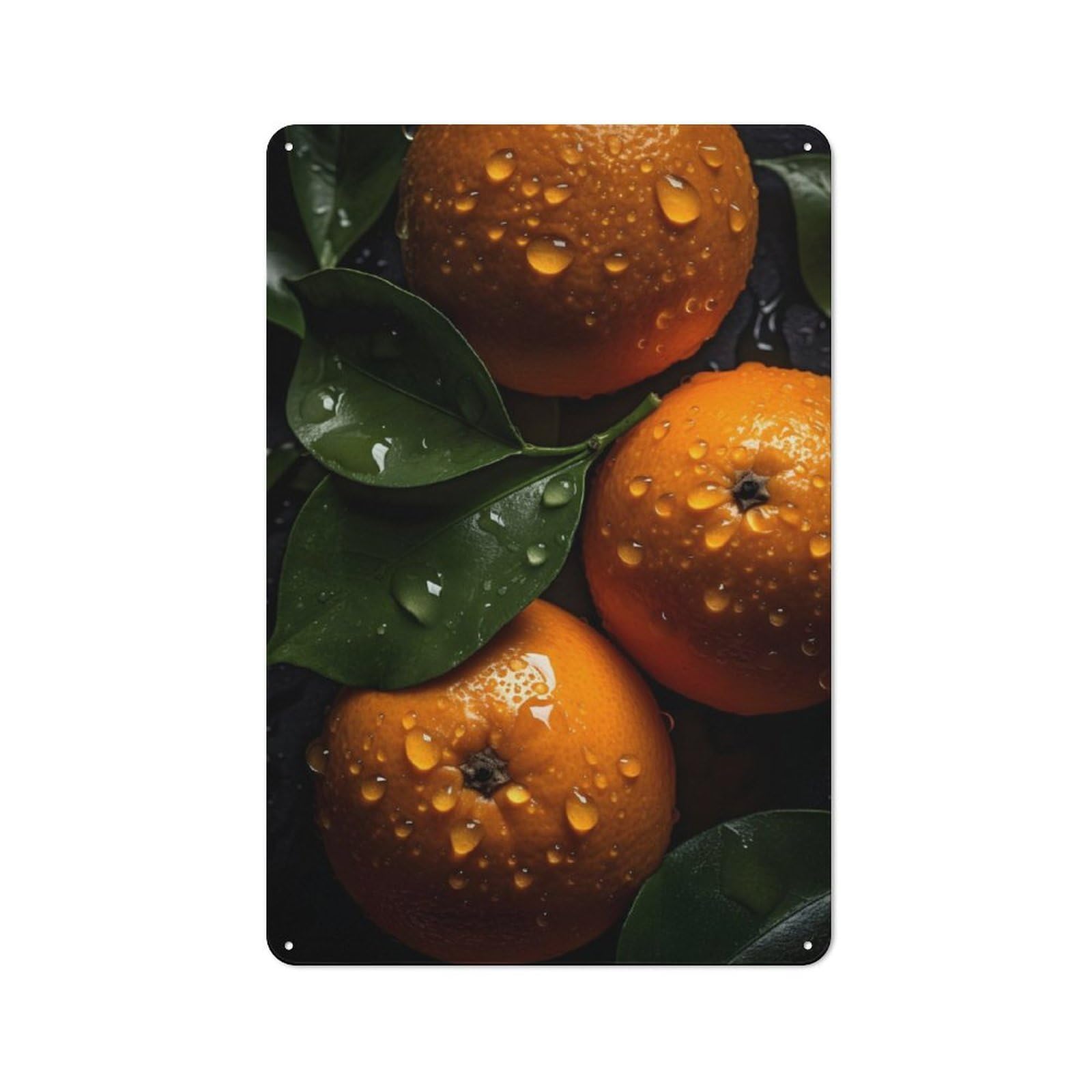 Retro Clementine Vintage Tin Sign 30x20cm, Retro Room Decor for Lounge, Study, Pub Or Wall Gallery