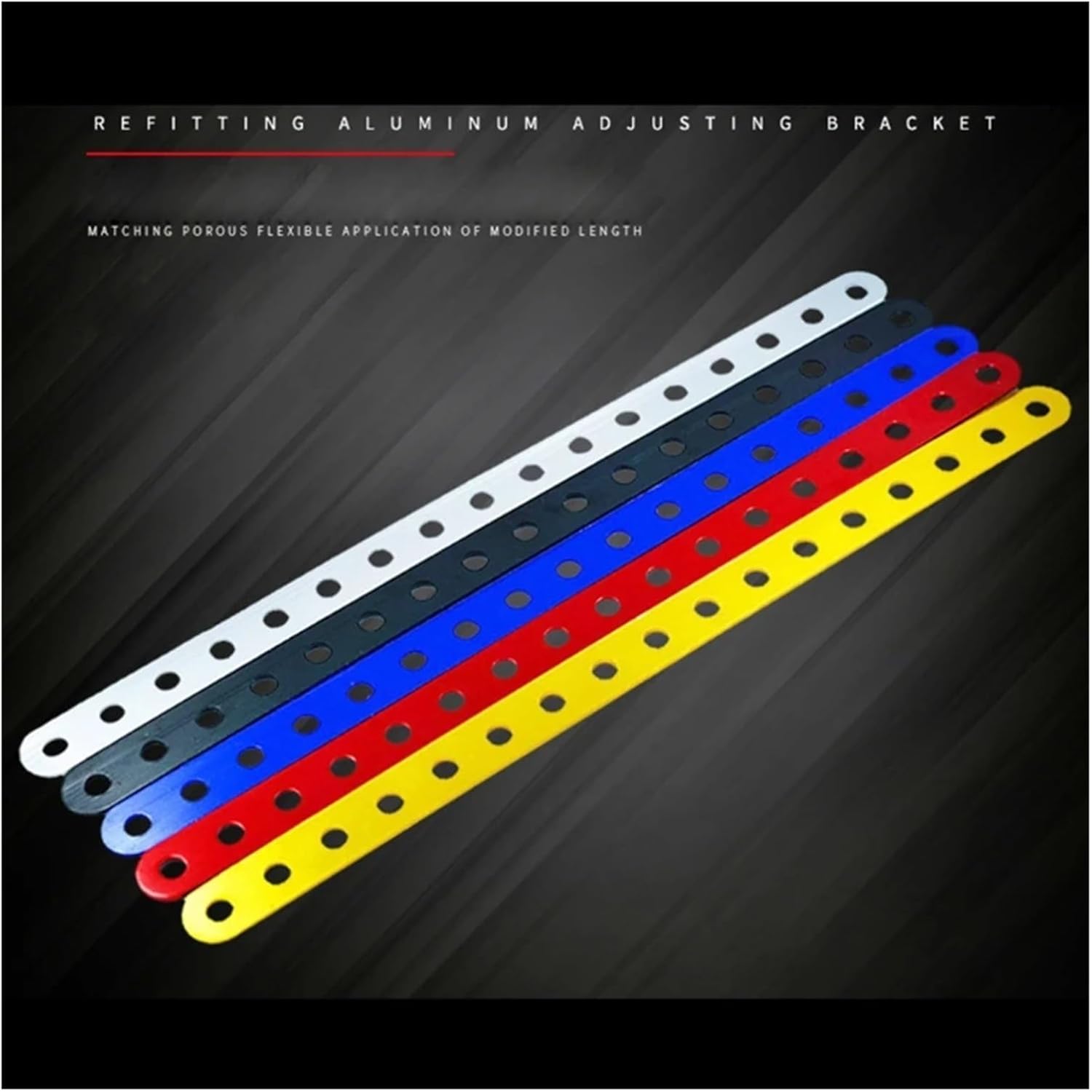 Motorcycle Mudguard Head Light Aluminum Brackets Rearview Mirror Lamp Bracket Motorcycle Scooter Motorcycle Modification Accessories Universal(Black)