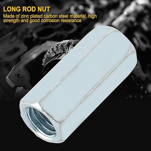 Miniatura 7 de Hilitand Tuerca de varilla larga, tuercas de acoplamiento hexagonal, tuerca hexagonal, enfrentamiento de tuerca M12x40 (0.591 in)