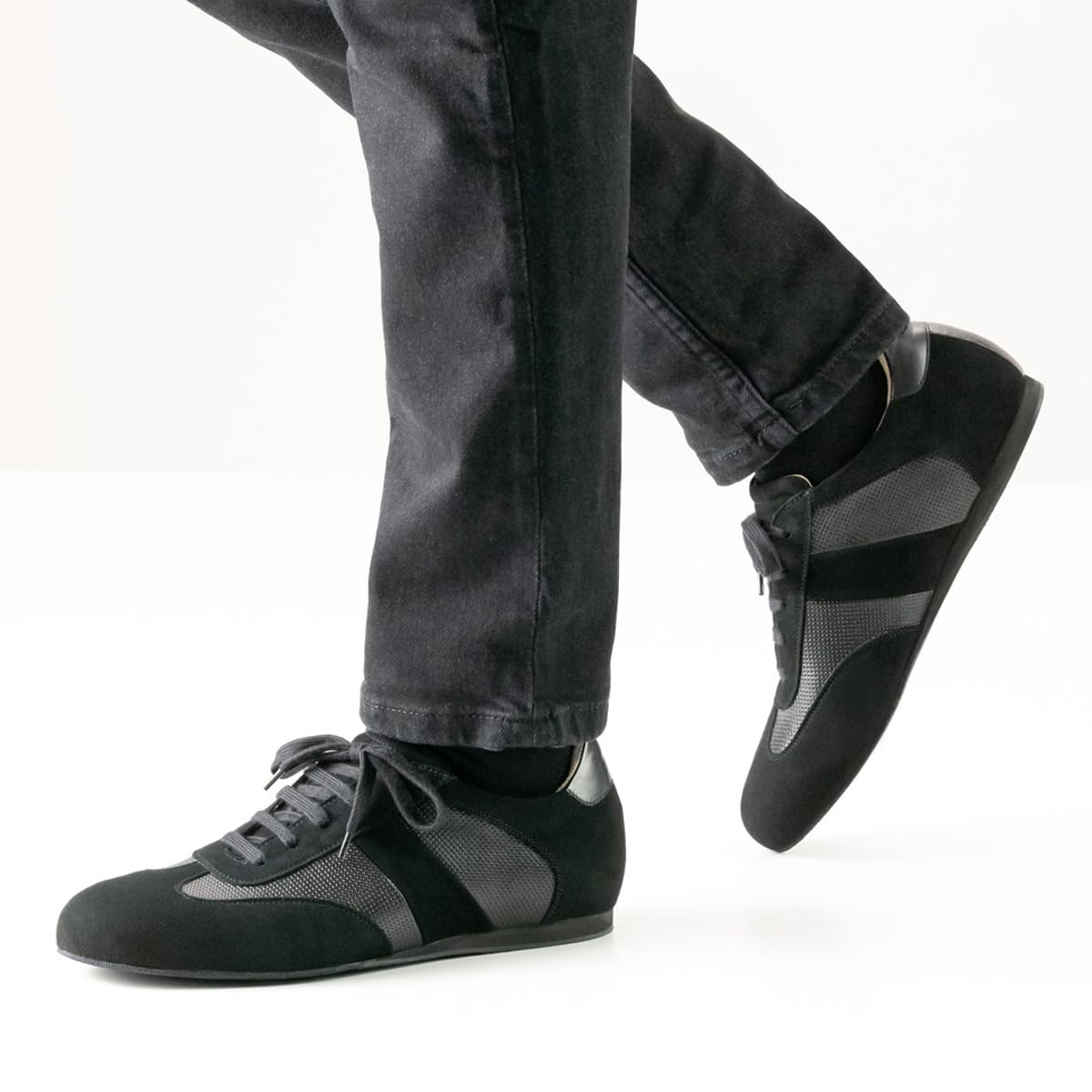 Werner Kern Hommes Sneaker de Danse/Chaussures de Danse 28061 - Made in Italy