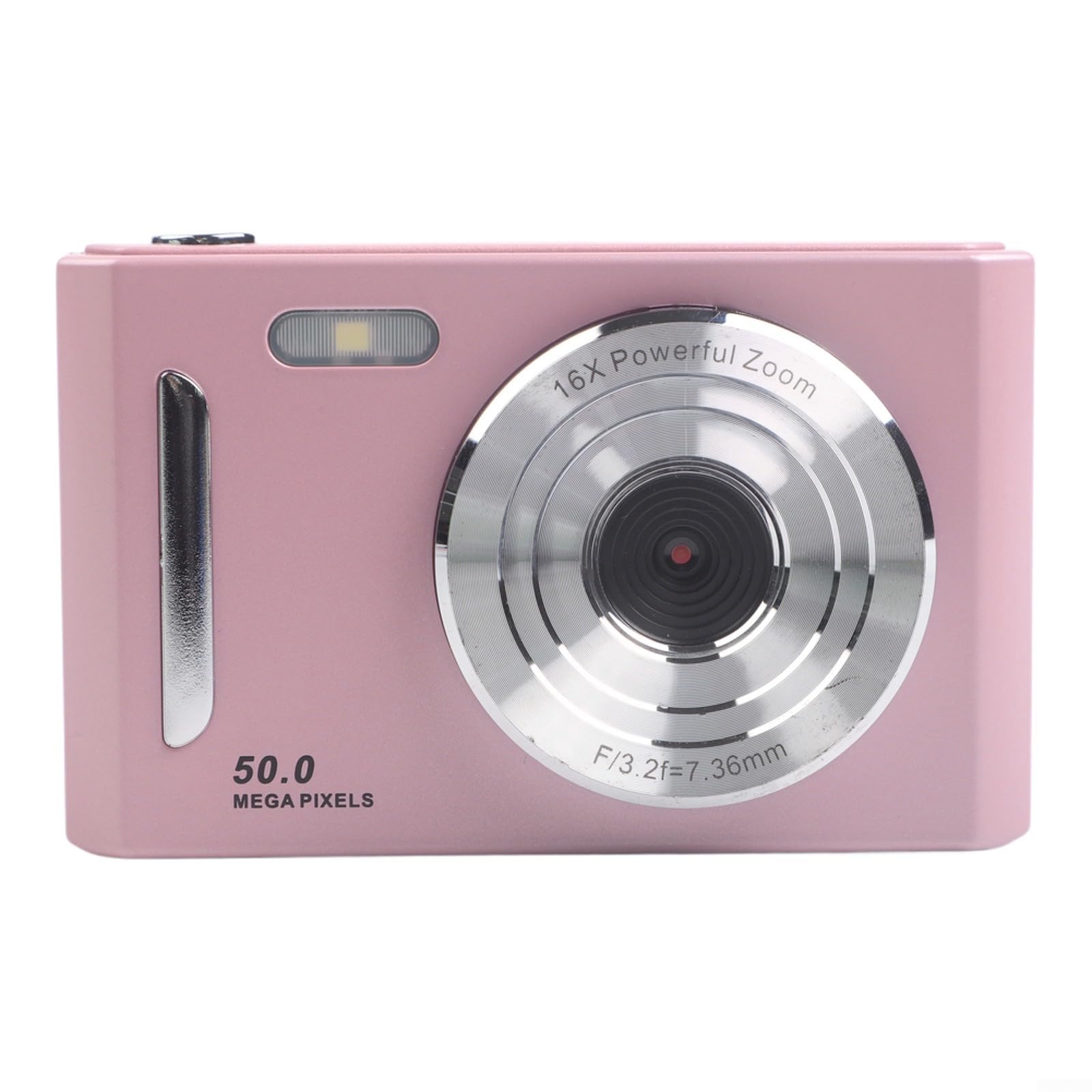 Cámara digital 4K de 64 MP, zoom 8X, pantalla IPS de 2.4 pulgadas, función de cámara web, lapso de tiempo, cámara lenta, diseño ABS portátil para adolescentes, estudiantes, educación remota