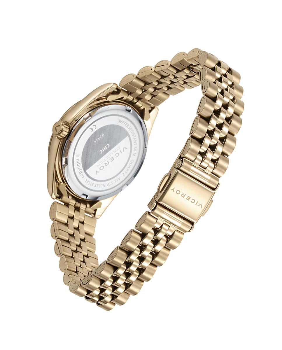 Viceroy Reloj Analógico Mujer de Acero Inoxidable - 32 mm - Movimiento de Cuarzo - 42414