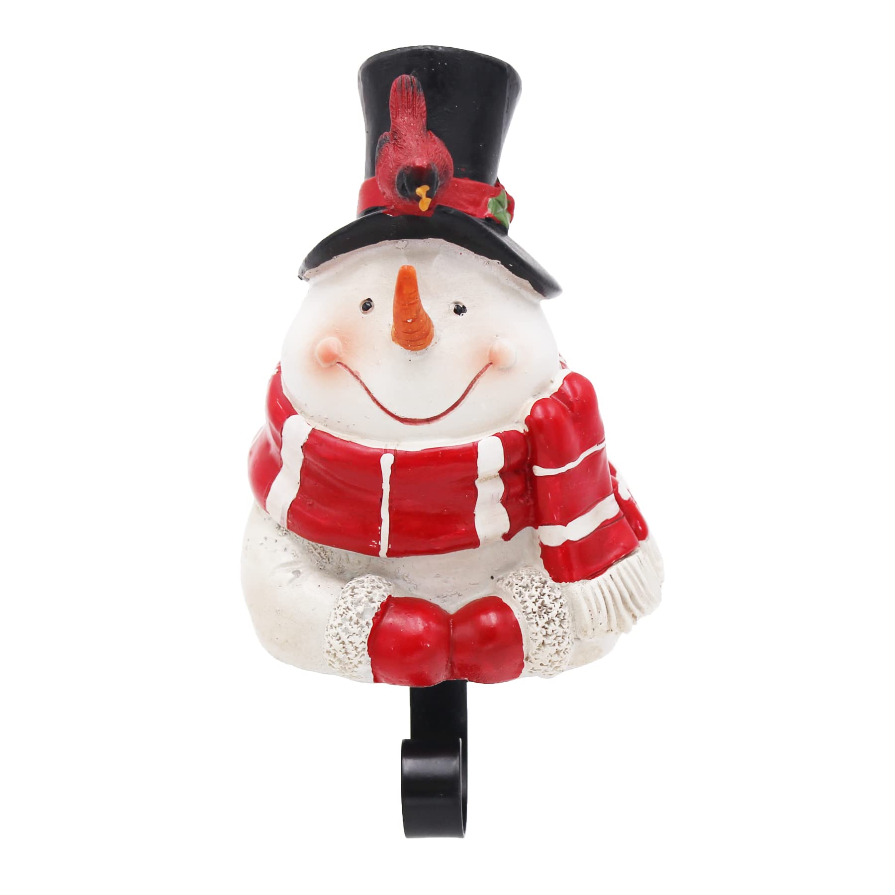 Widdle Gifts Multicolour Christmas Stocking Holder Fireplace Mantle Hooks Snowman Stocking Hanger Decoration 0020