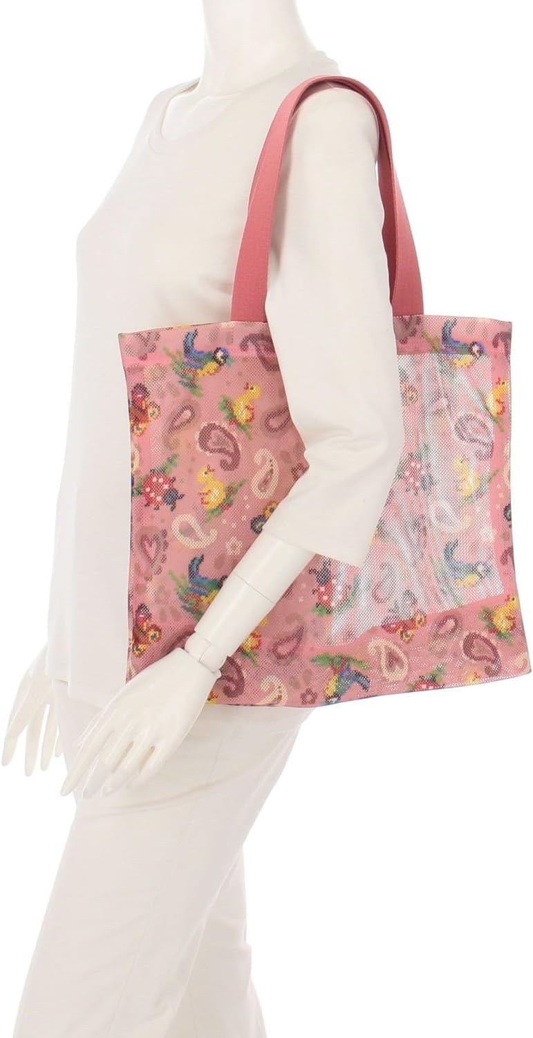 【完売品】ハイジペイズリー　メッシュバッグ ハイジペイズリー メッシュバッグ HPY-257010(ピンク): FEILER
