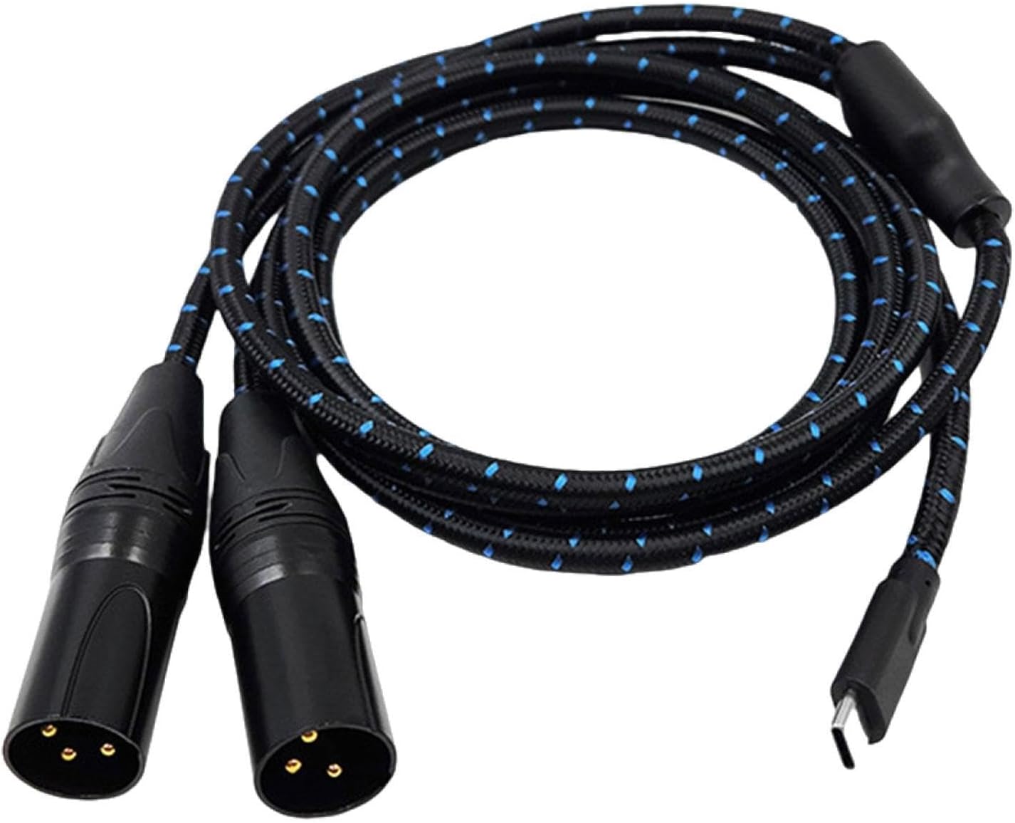 USB C To XLR Cable Type C To 2 XLR Connection Cable Laptops And Recording Equipment Mobile Phones And Laptops TYPE Essential Accessory For Digital Life, 50cm