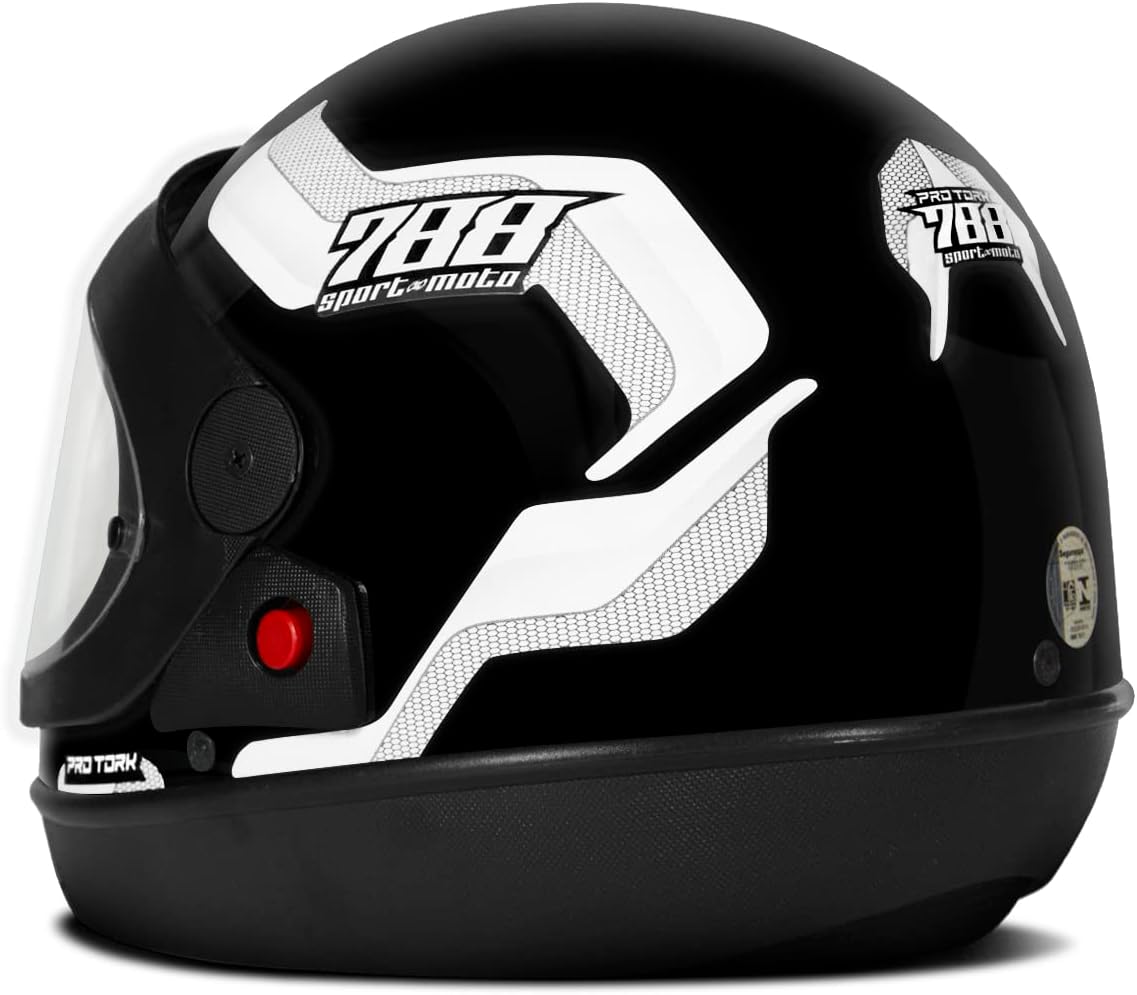 Capacete visto de lado com fundo branco, destacando o produto. Capacete visto de lado com fundo branco, destacando o produto.