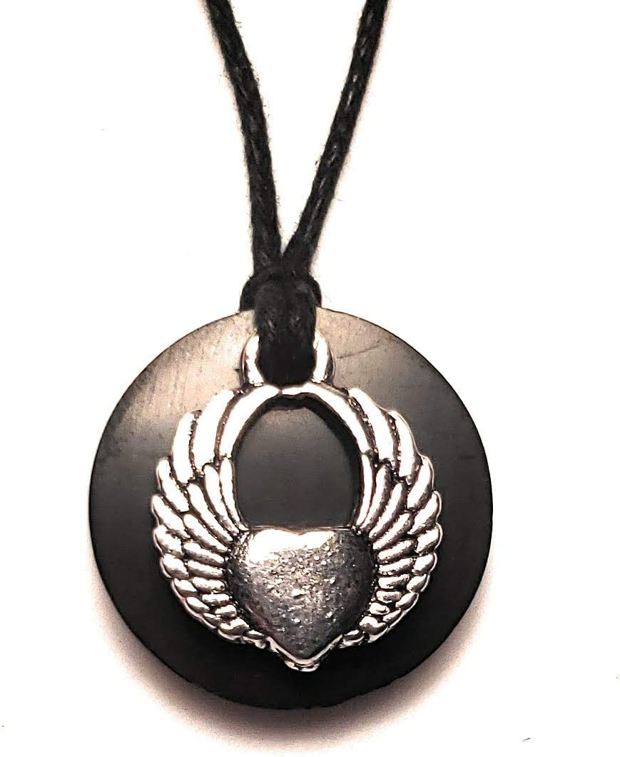 Angel Wings Shungite Necklace