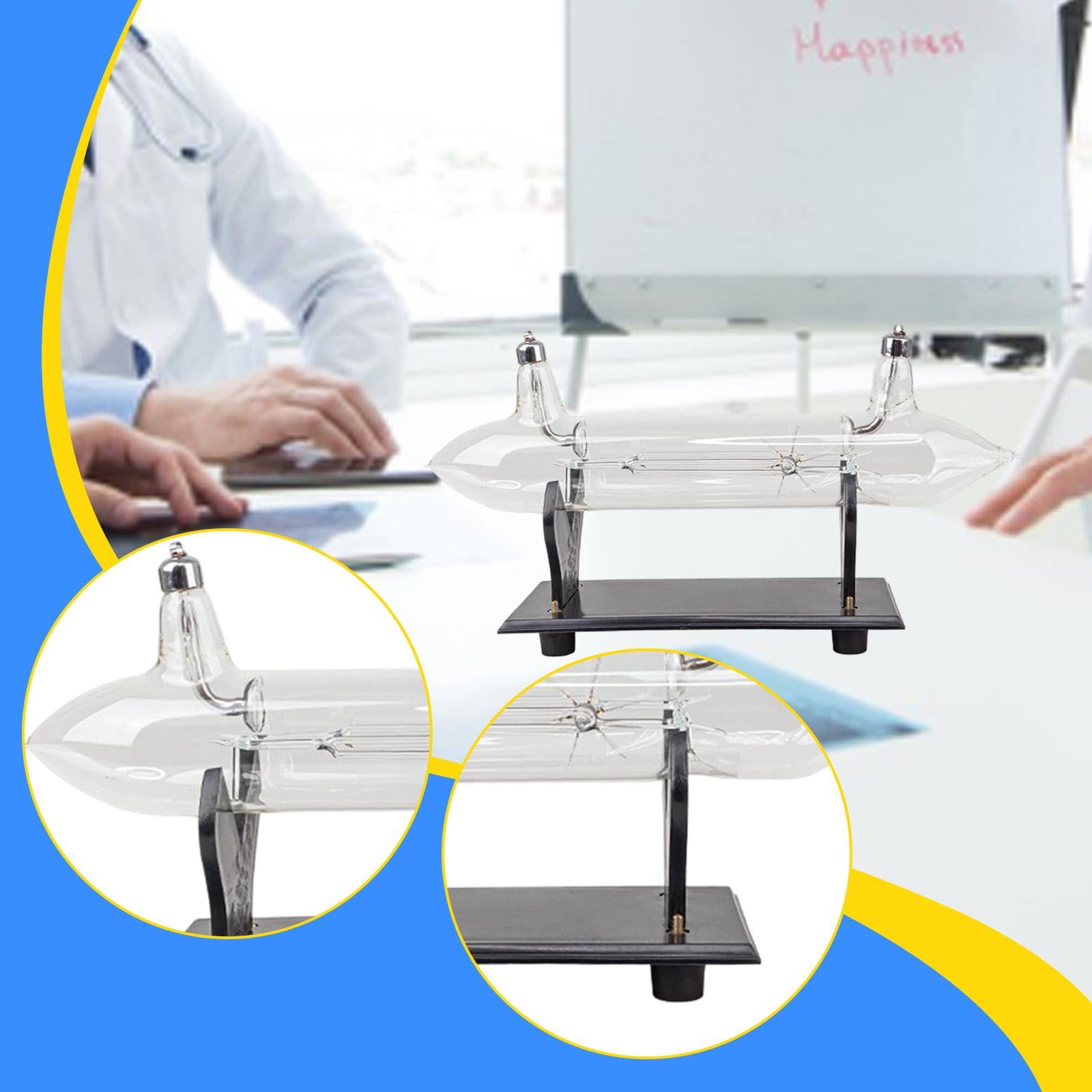 Harilla de enseñanza de física de Tubo de Rayos catódicos, Efecto electrostático del Tubo de Rayos catódicos
