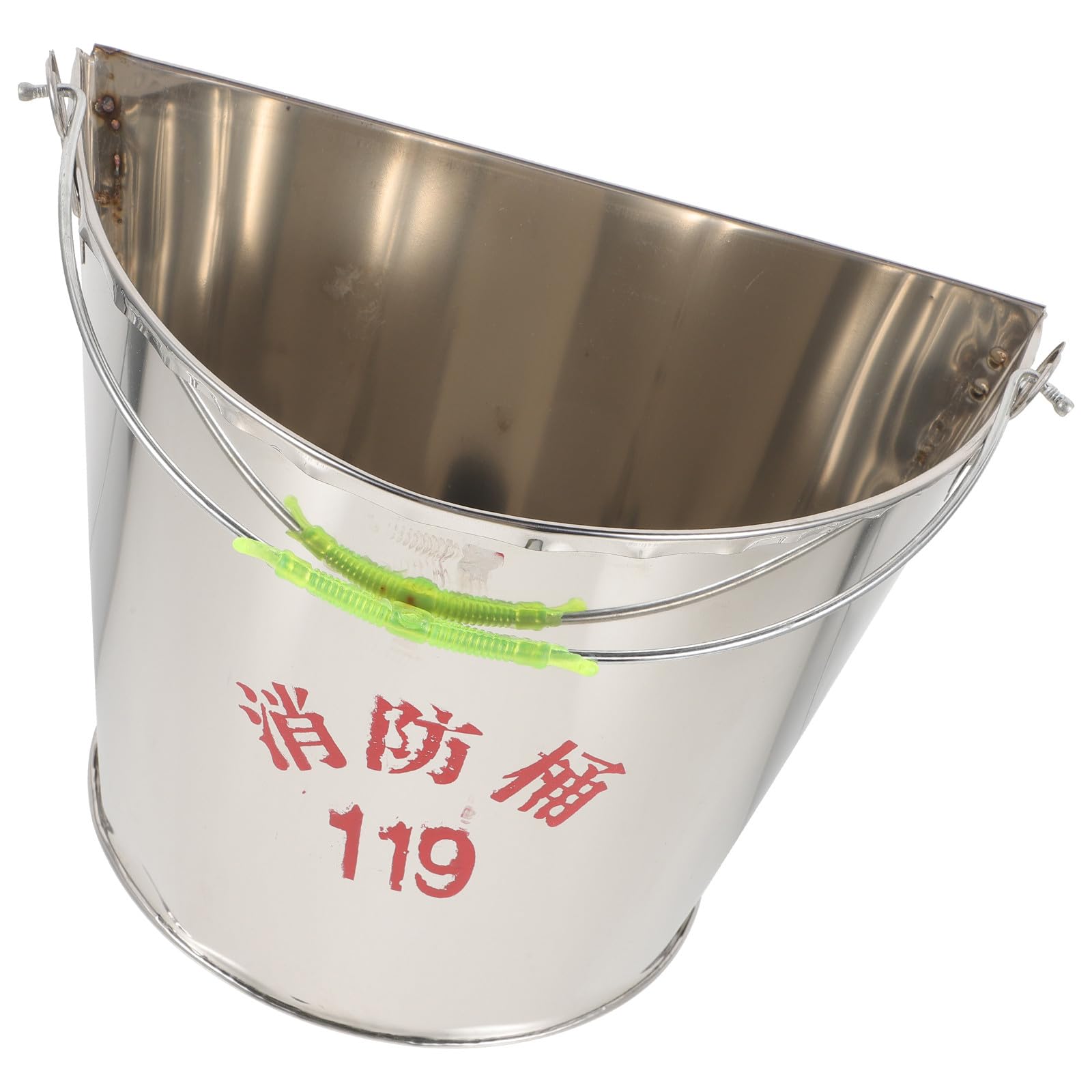 Seau à sable élégant argenté Homoyoyo en inox à double isolation pour intérieur moderne