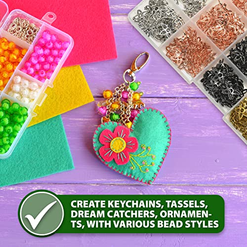 Mandala Crafts Metal Bead Caps For Jewelry Making Bulk Assorted Pack - Bead End Caps For Jewelry Making – Cap Beads For Bracelet Necklace Earrings 375 Pcs 9X4Mm 5 Colors #TOP7