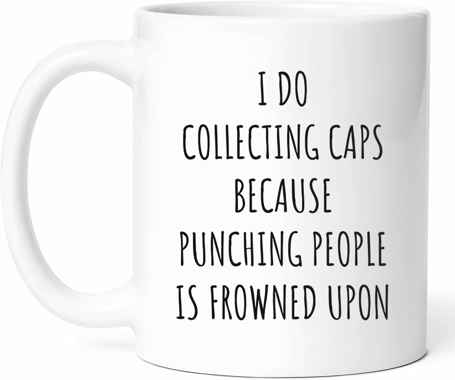 Funny Collecting Caps Mug - Hat Enthusiast Coffee Cup - Collector Funny Gift From - Cap Tea Mugs - Headgear Cups - 11 Oz Ceramic Gifts For Collectors, Birthday, Him, Her, Appreciation Day, Hobbyist