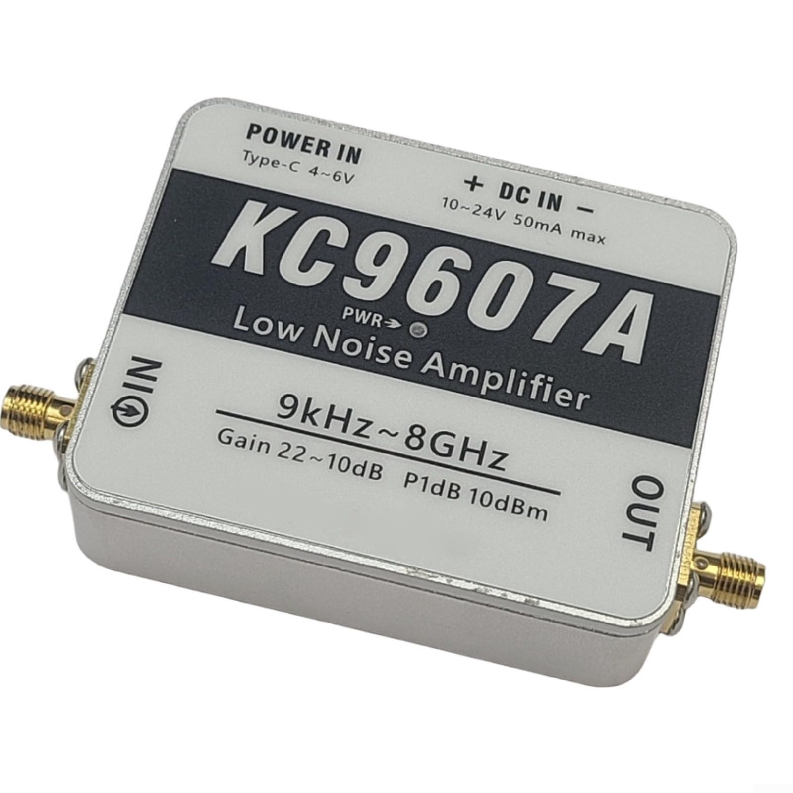 Module à faible bruit KC9607A amplifie le signal faible de 1 kHz-8 GHz