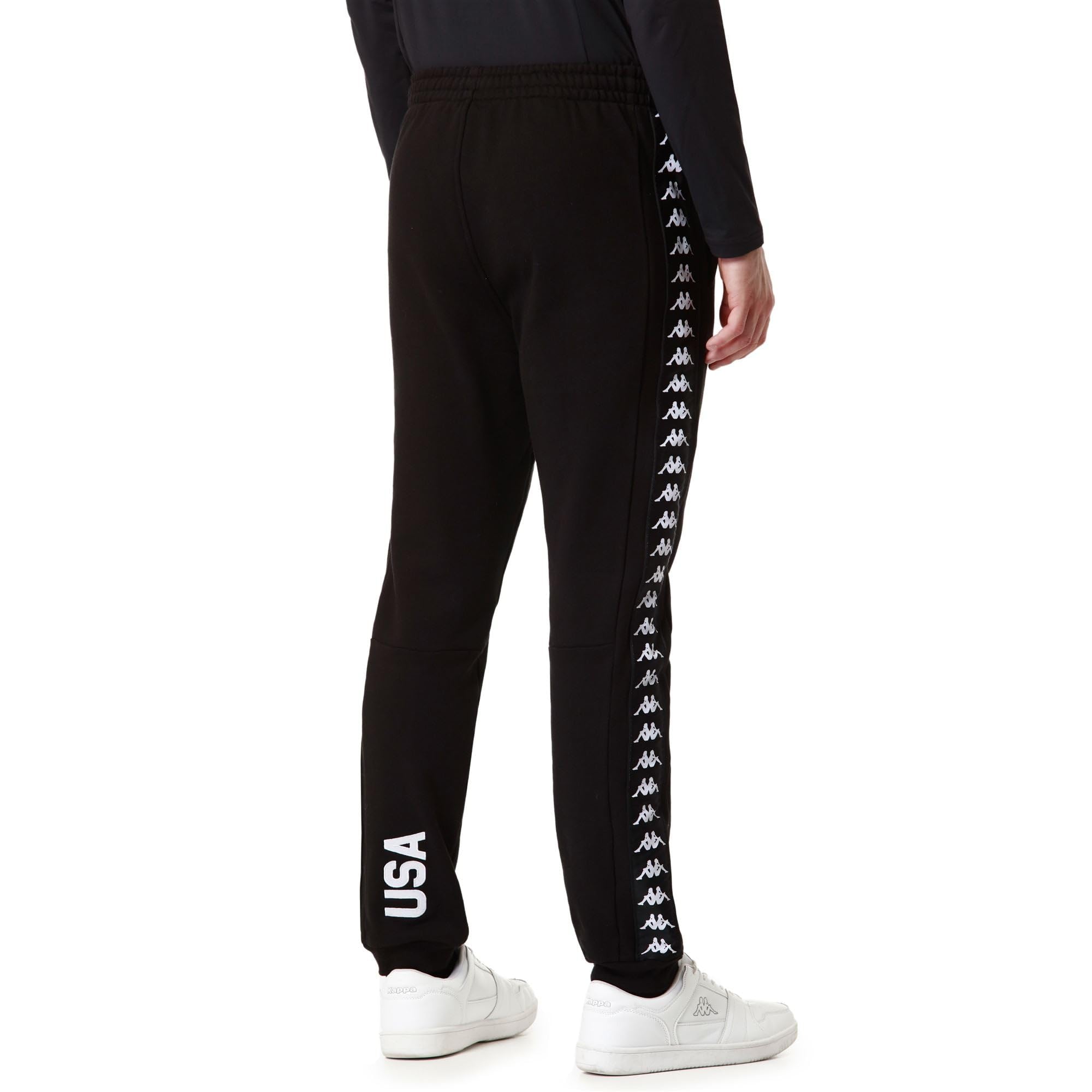 Kappa - Pantaloni Tuta, Uomo, Cotone, Sci, Modello: 222 Banda ARUFINZIP US