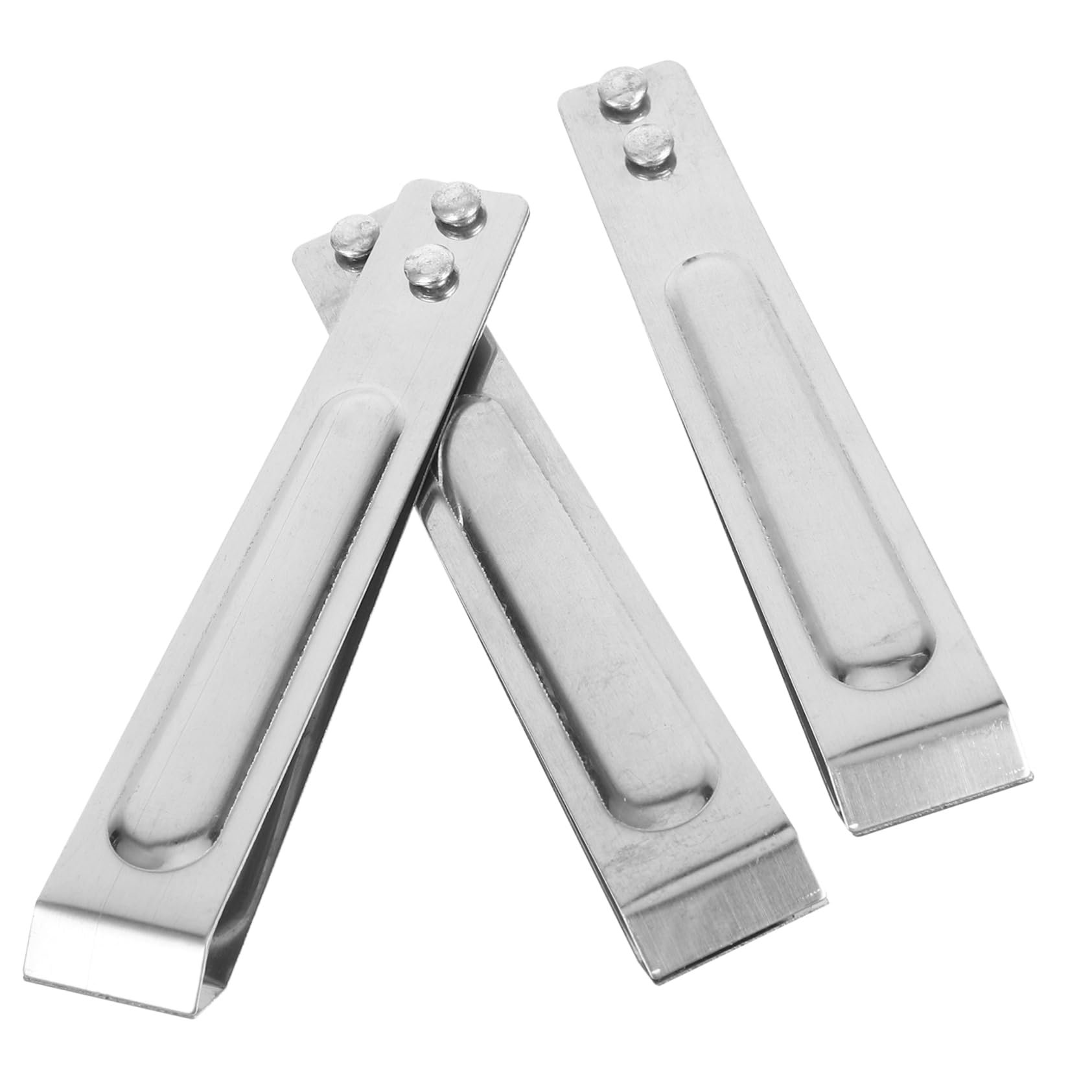 ABOOFAN 3-piece Garlic Peeler Tweezers Metal Manual Peeling Tool Versatile Garlic and Vegetable Peeler Finger-safe Design