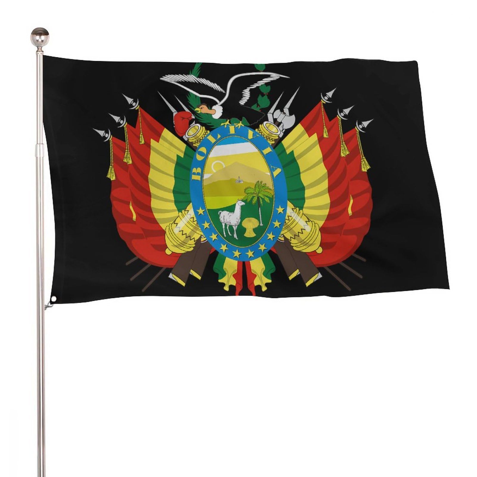 Bandera de Bolivia de recuerdos para regalar en fiestas y decorar terrazas