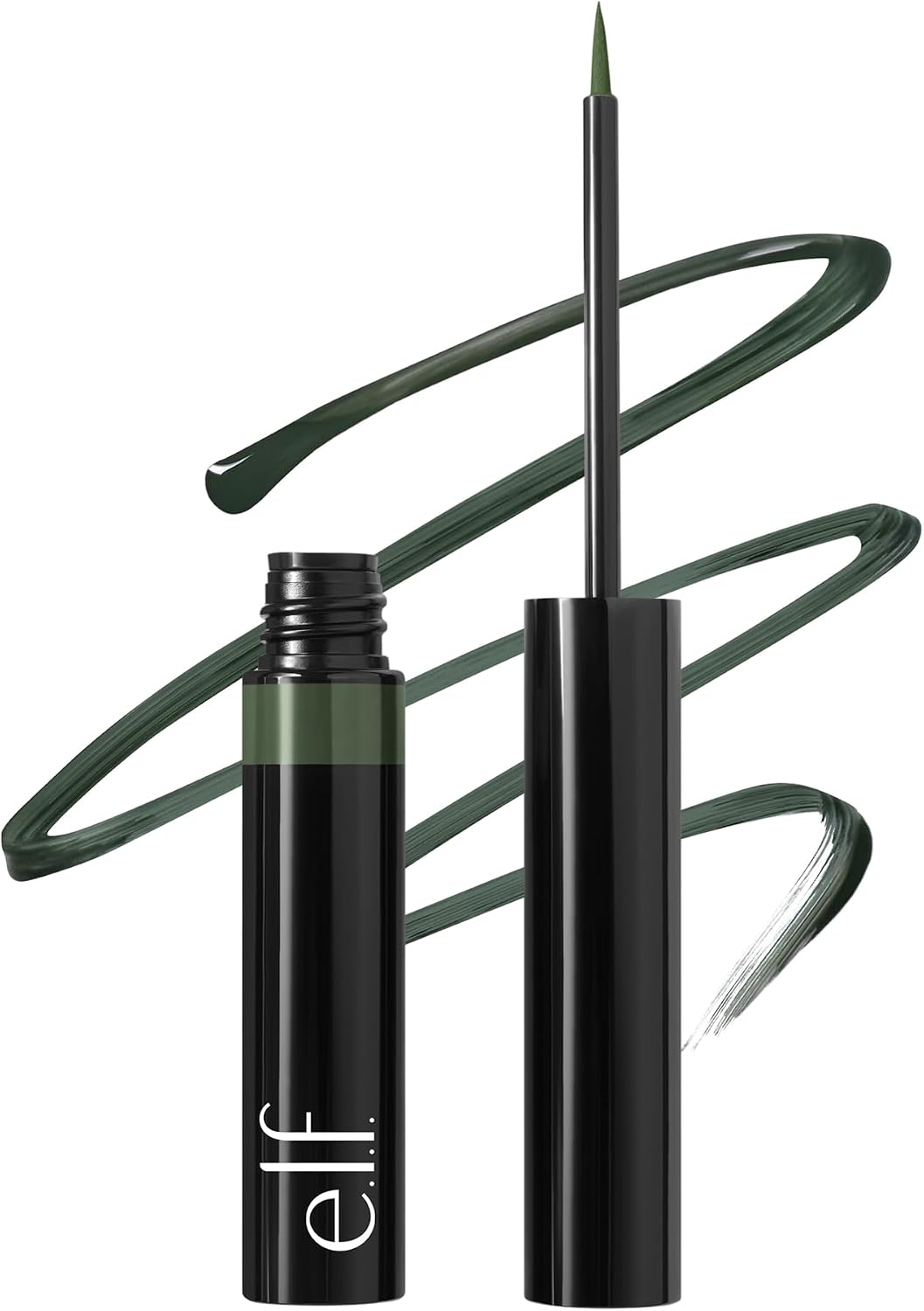 e.l.f. H2O Proof Inkwell Eyeliner Pen, High-pigment, Waterproof Liquid Eyeliner, Delivers A Matte Finish, Vegan & Cruelty-free, Dark Envy