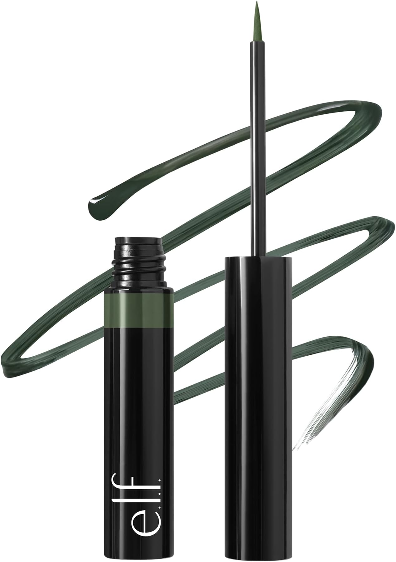 H2O Proof Inkwell Eyeliner Pen, Highly Pigmented, Waterproof Liquid Eyeliner with Matte Finish, Vegan & Cruelty Free, Dark Envy