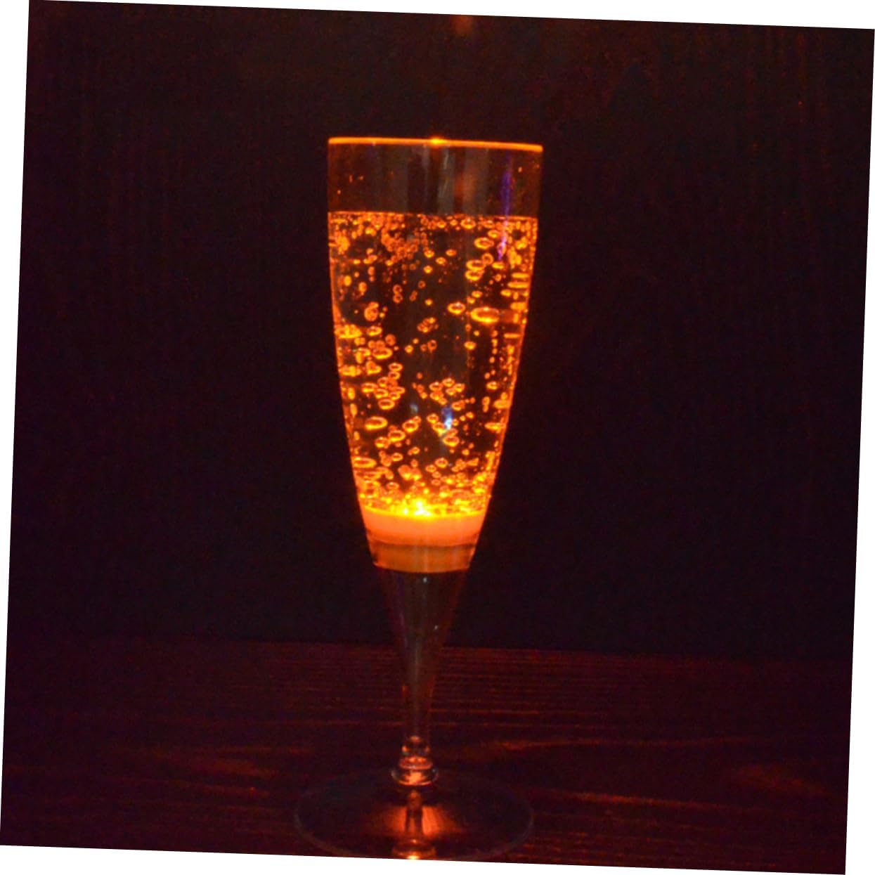 6pcs Plastic Led Light Wine Glasses Liquid Activated Cups for Celebrations Goblets