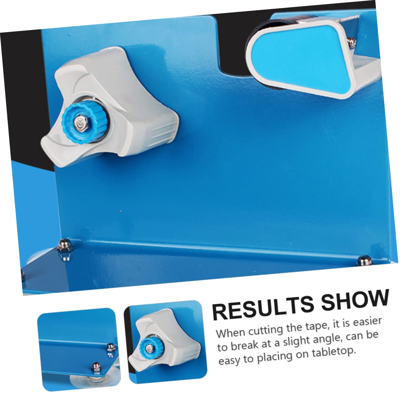 Artibetter Dispenser di Nastro Adesivo da Scrivania Taglierina Integrata, Design Creativo in Ferro e Plastica, per Casa e Scuola, Efficiente per Imballaggi e Nastro Termico