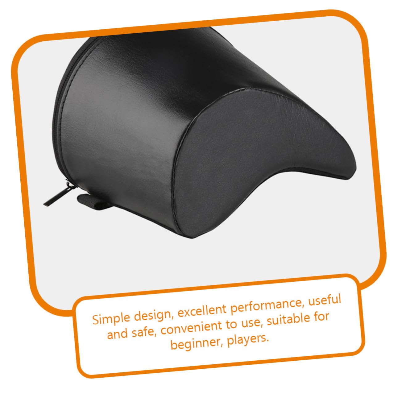 Cuscino Densità ad Facile Alta Spugna Pelle e Artificiale Imbottito Supporto da Trasportare e Design Semplice per Chitarra Classica Basso per Musicisti e Principianti