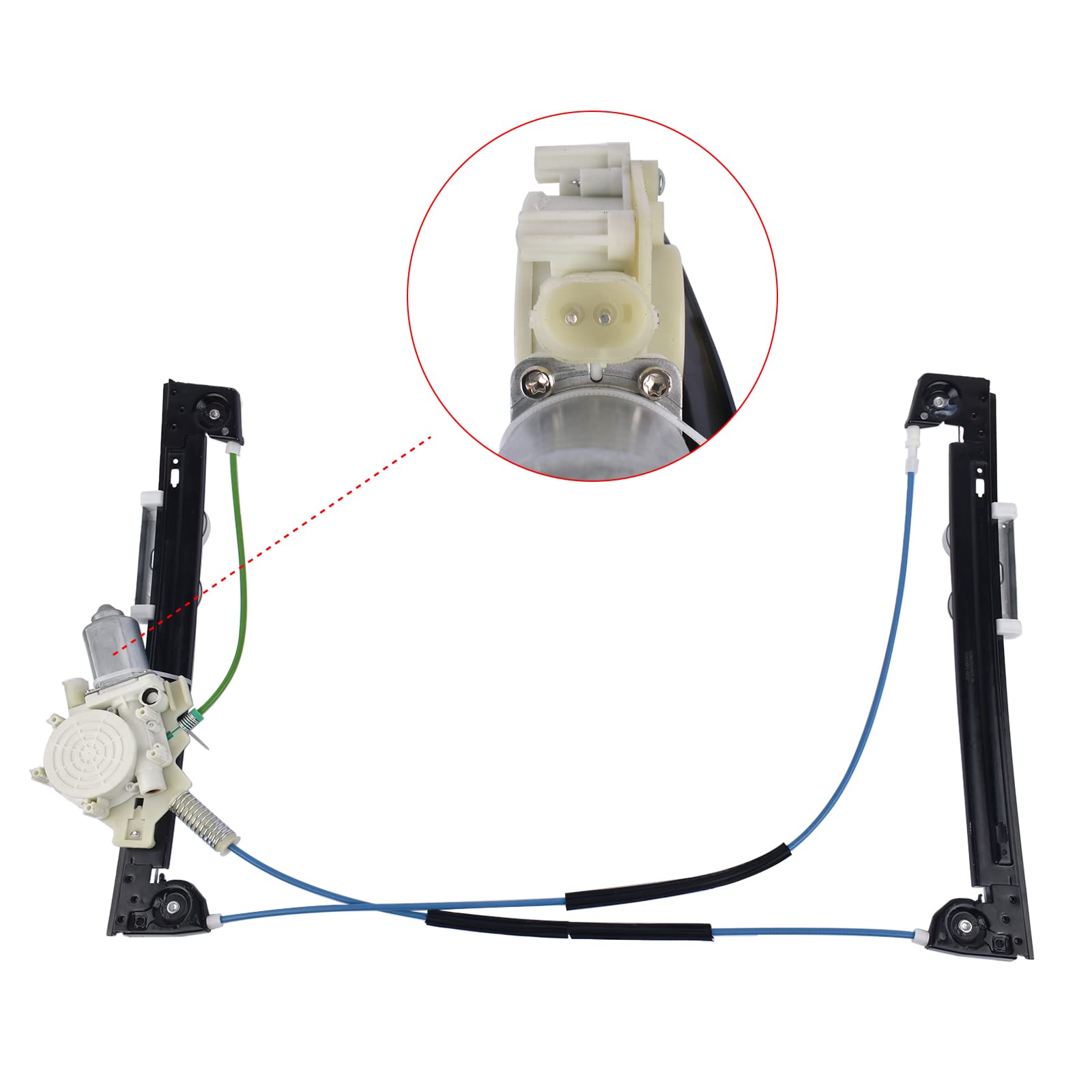 Alzacristalli con motore anteriore sinistro 2/3 porte Compatibile con Mini R50 R52 R53 Cooper Works One 2001-2005