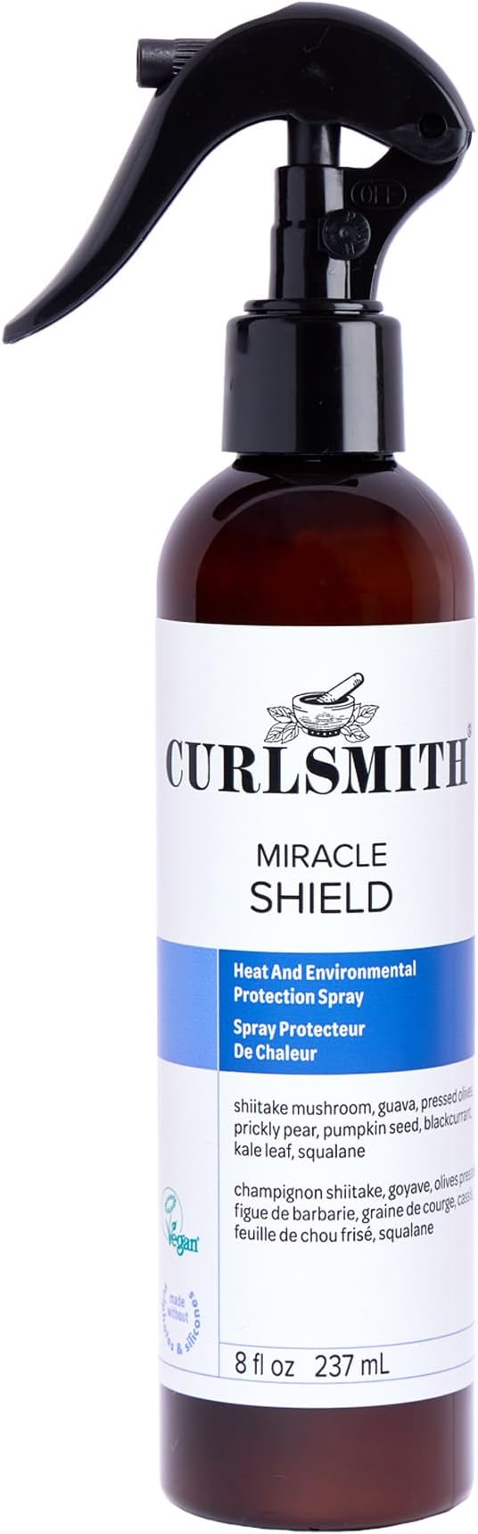 Curlsmith - Miracle Shield, Protein-Rich Hair Protection Spray for All Curl and Hair Types (237ml)