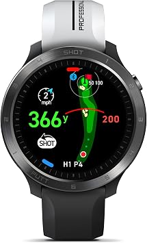 Voice Caddie T11 PRO GPS Golf Watch AMOLED Display, Green Undulation No Monthly Subscription 40k+ Preinstalled Courses w/Shot Tracking, Practice Tempo Mode, Putt View 1.3 OLED Touchscreen Plus V-A.I
